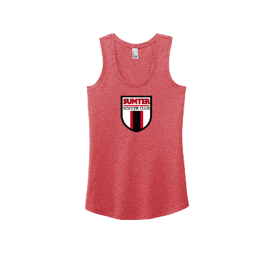 Women's Perfect Tri Racerback Tank - Red Frost Image