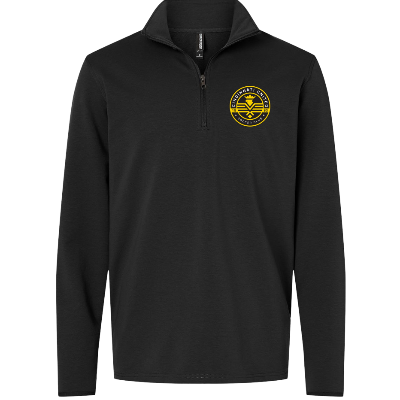 Perform 1/4 Zip PO - Black Image