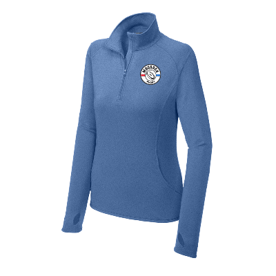 Sport-Wick Stretch 1/2 Zip Pullover - Royal Heather Image (43259)