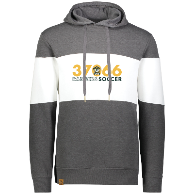 All American Hoody - Carbon Heather/White Image