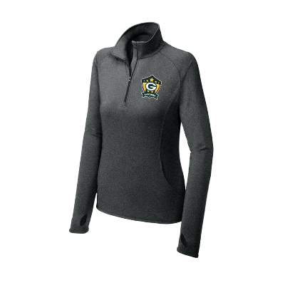 Sport-Wick Stretch 1/4 Zip Pullover - Charcoal Grey Image (43422)