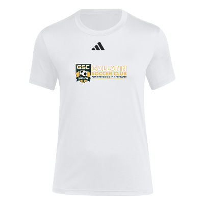 SS Pregame Tee - White/Black Image (43446)