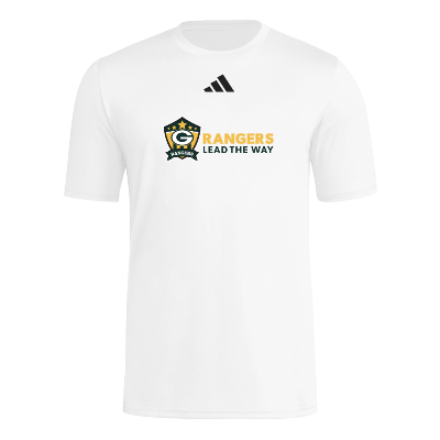 SS Pregame Tee - White/Black Image