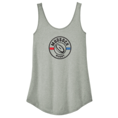 Perfect Tri Relaxed Tank- Heathered Grey Image