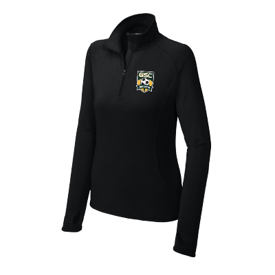 Sport-Wick Stretch 1/2 Zip Pullover - Black Image (43526)
