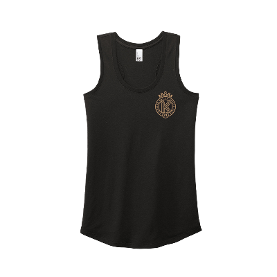Women's Perfect Tri Racerback Tank - Black Image