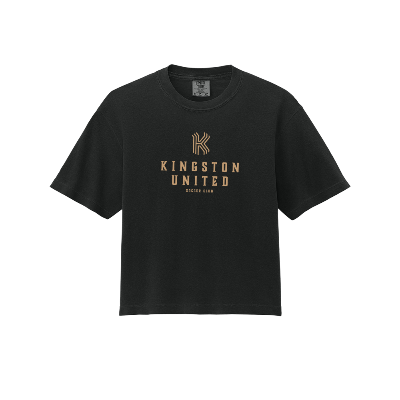 Womens Boxy Tee - Black Image
