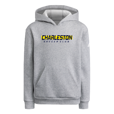 Fleece Hoodie - Grey/White Image
