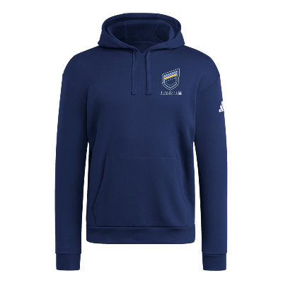 Fleece Hoodie - Navy/White Image (44898)