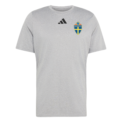 Adidas SS Pregame Tee - Grey/Black Image