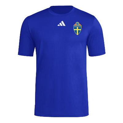 Adidas SS Pregame Tee - Royal/White Image