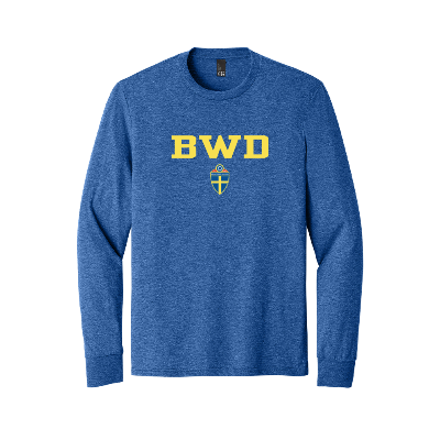 Men's Perfect Tri L/S Tee - Royal Frost Image
