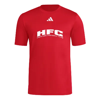 S/S Pregame Tee - Red/White Image