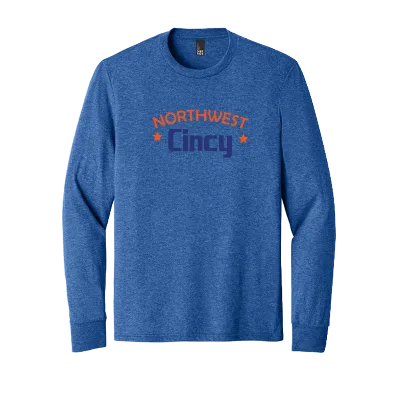 Men's Perfect Tri L/S Tee - Royal Frost Image