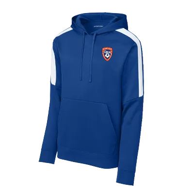 Sport-Wick FLC United PO Hoodie - Royal/White Image