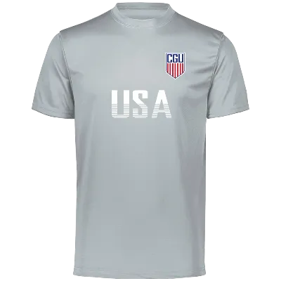 Nexgen Wicking Tee Silver - USA Image