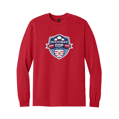 Heavy Cotton L/S T-Shirt - Red Image