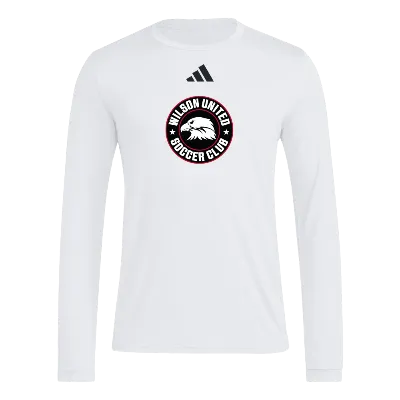 L/S Pregame Tee - White Image