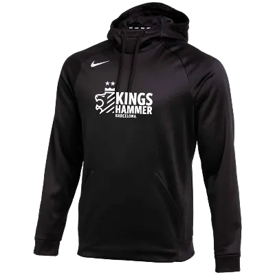 Therma Pullover Hoodie - Black (Badge) Image