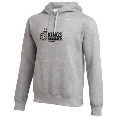 Club Fleece Hoodie - Gray Heather  (Badge) Image