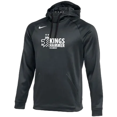 Therma Pullover Hoodie - Anth/White  (Badge) Image