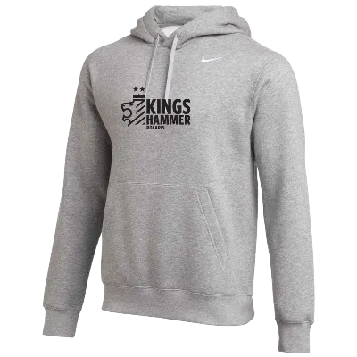 Club Fleece Hoodie - Gray Heather  (Badge) Image