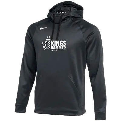 Therma Pullover Hoodie - Anth/White  (Badge) Image