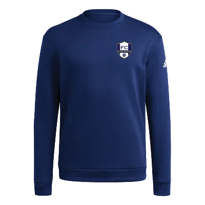 Fleece Crew - Navy/White Image