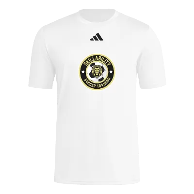 SS Pregame Tee - White/Black Image