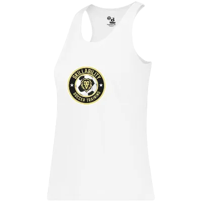 B-Core Racerback Tank - White Image