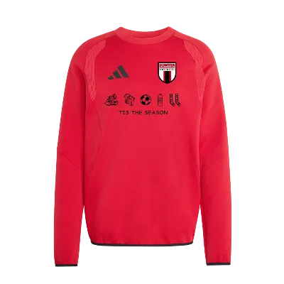 HOLIDAY 2026 - Tiro Travel Crew Sweatshirt - Team Power Red/White Image