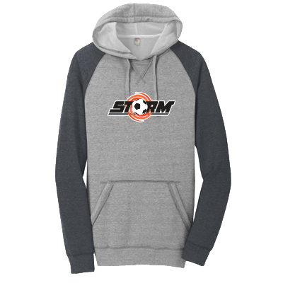 Raglan Hoodie - Grey/Charcoal Image