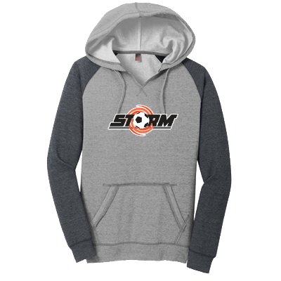 Raglan Hoodie - Grey/Charcoal Image (7691)