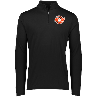 Attain Wicking 1/4 Zip Pullover - Black Image