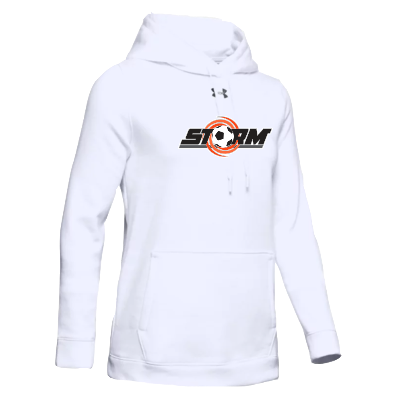 Hustle Fleece Hoody- White Image (7870)