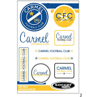 Carmel FC Script Sticker Set Image