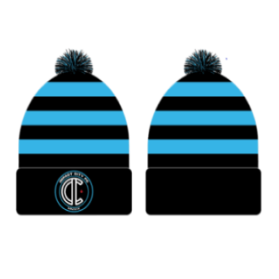 Impact City Beanie- Black/Blue Image