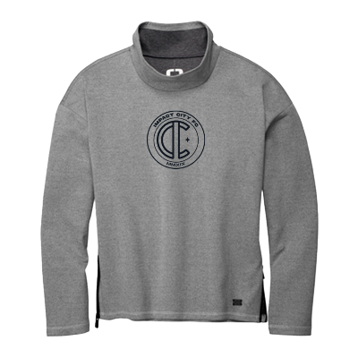 Transition Pullover- Petrol Heather Grey Image