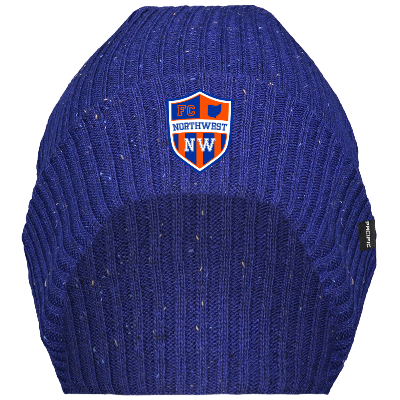 Tweed Beanie-Royal Image